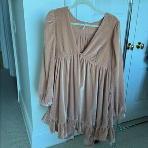 Free People Velvet Dress